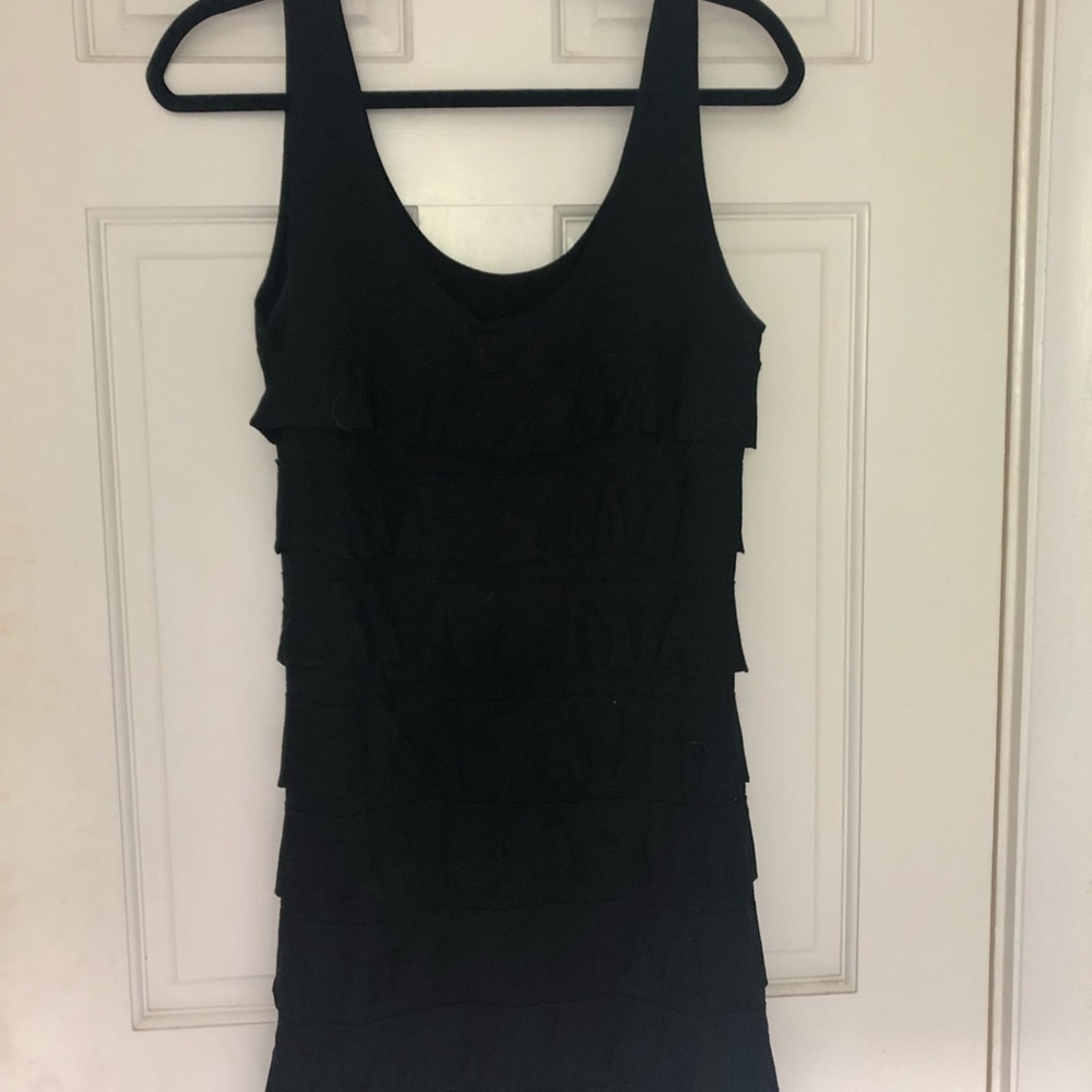 Back Ruffle Knit Dress